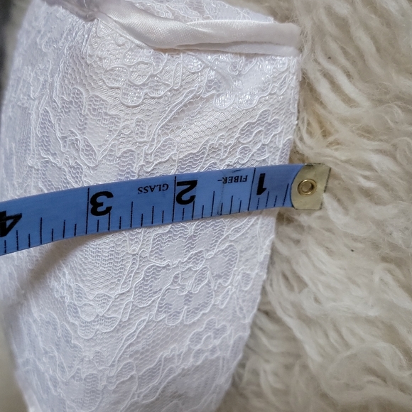 Vintage Jessica Mcclintock Embroidered Lace Zippered Pouch Small Bridal Clutch - Picture 8 of 12